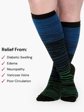 Everstride Athletic Crew Socks Multicolor Running Workout Unisex Pair Of 2 New